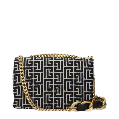 Black Fabric Crossbody Bag