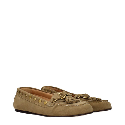 Brown Leather Slip-On Loafers