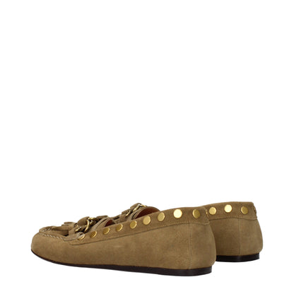 Brown Leather Slip-On Loafers