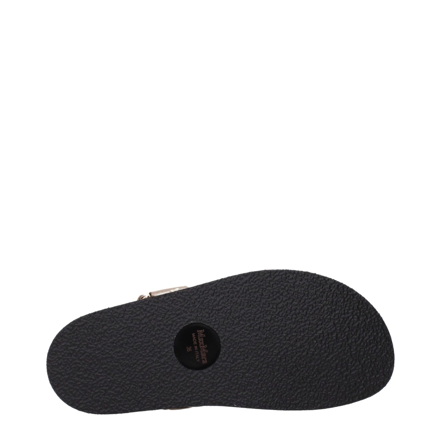 Brown Leather Flat Sandals