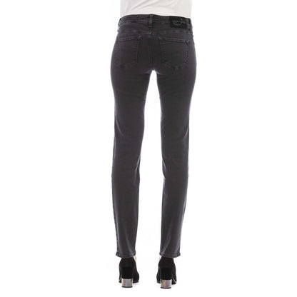 Black Cotton Women Jeans