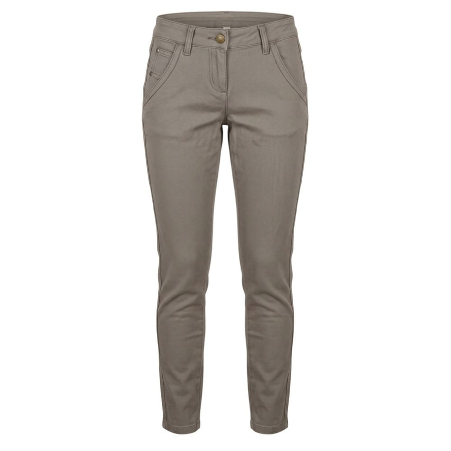 Grey Cotton Womens Pant