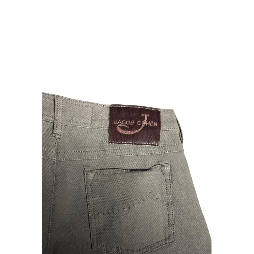 Grey Cotton Womens Pant