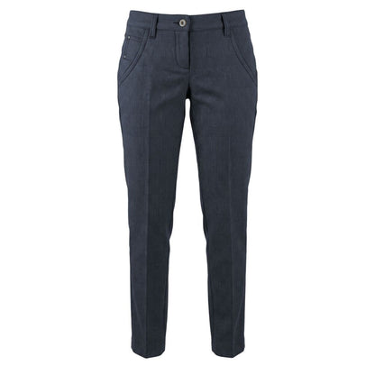 Blue Wool Women's Pants