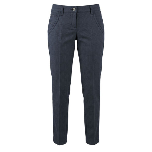 Blue Wool Women's Pants