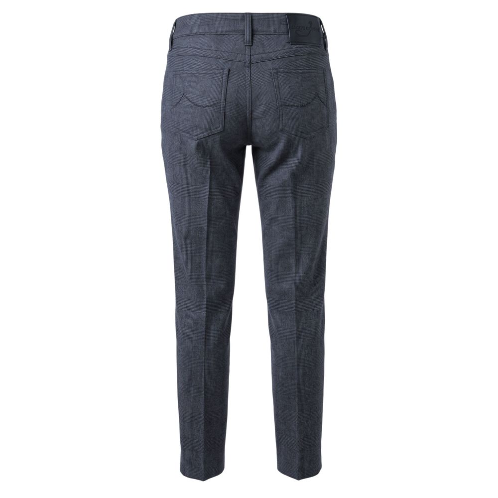 Blue Wool Women's Pants