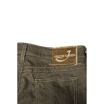 Brown Wool Women Pants