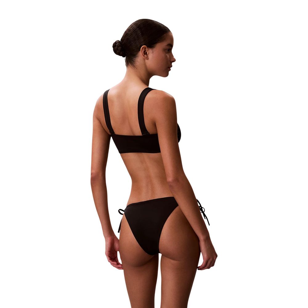 Black Recycled Polyester Swim Briefs