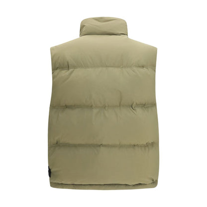 Bicolor Polyamide Sleeveless Jacket