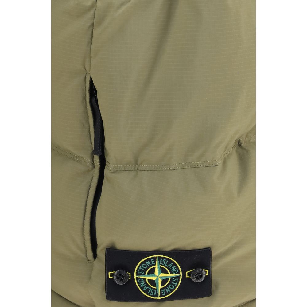 Bicolor Polyamide Sleeveless Jacket