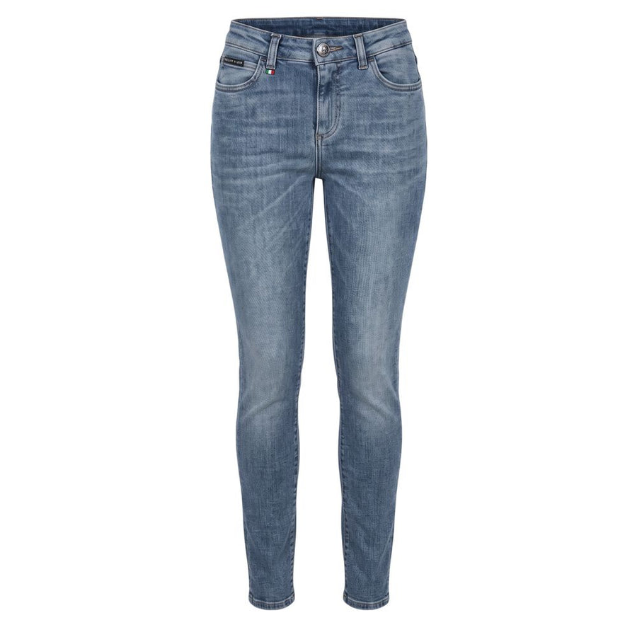 Blue Cotton Women Jean
