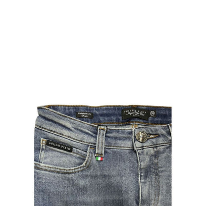 Blue Cotton Women Jean