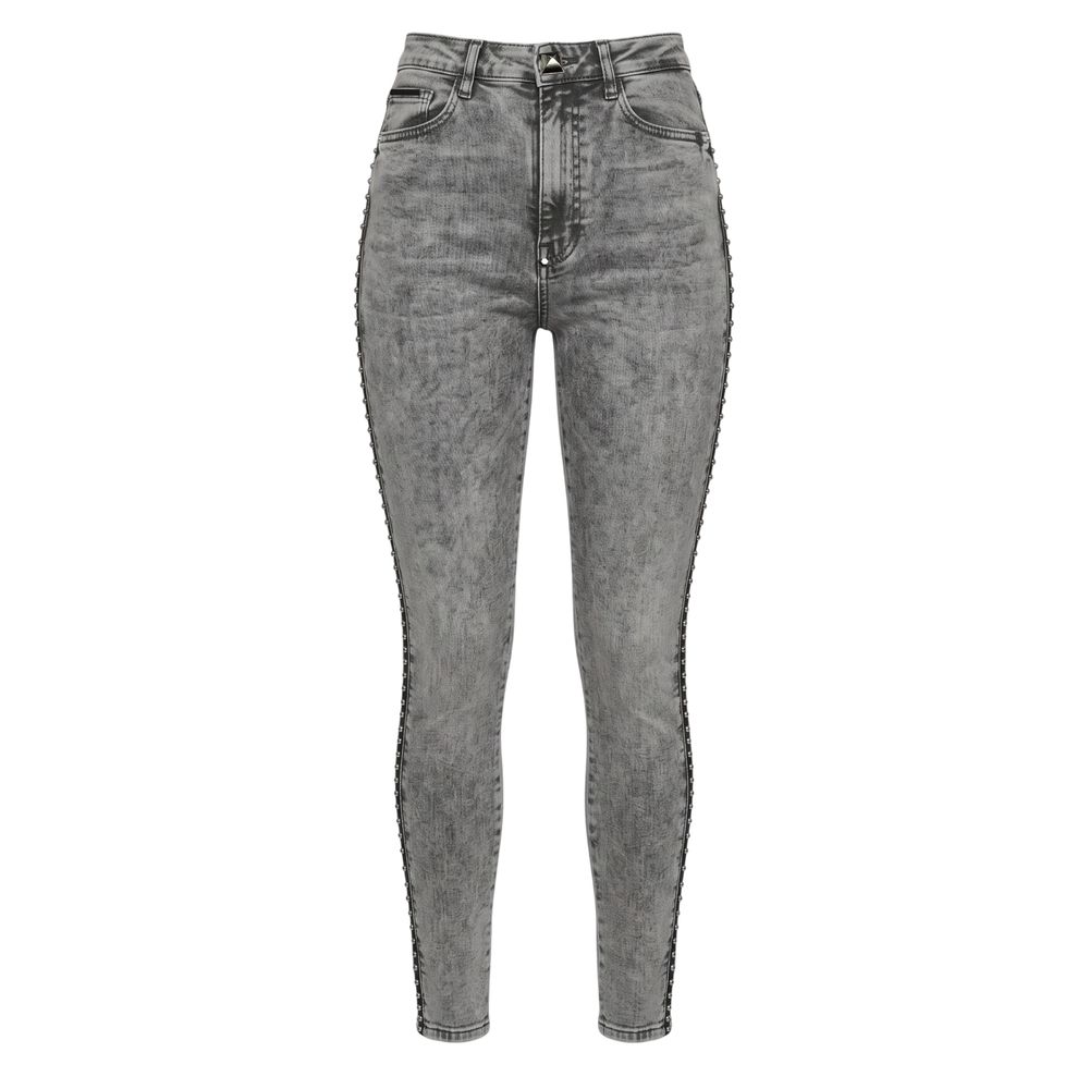 Grey Cotton Women Pants