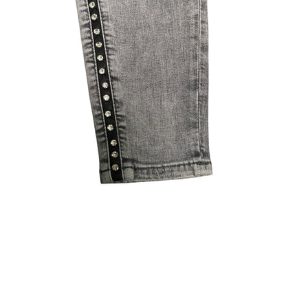 Grey Cotton Women Pants