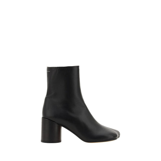 Black Lamb Ovis Aries Ankle Boots