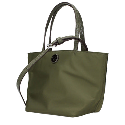 Green Nylon Handbag