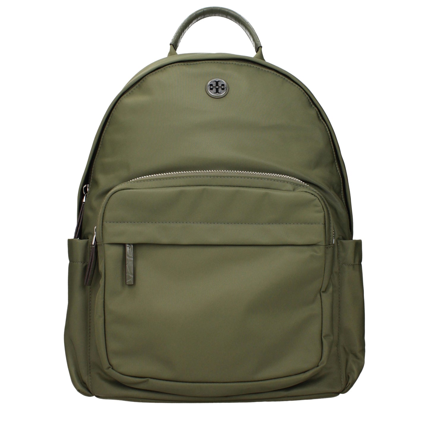 Green Nylon Backpack