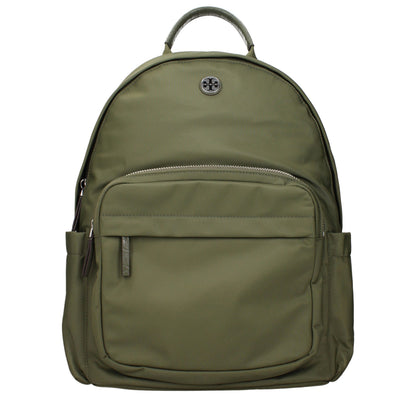 Green Nylon Backpack