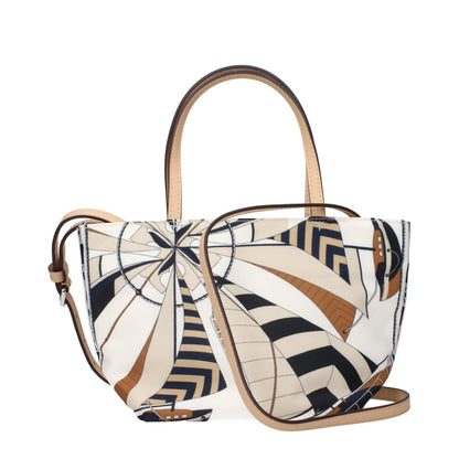 Beige Nylon Handbag