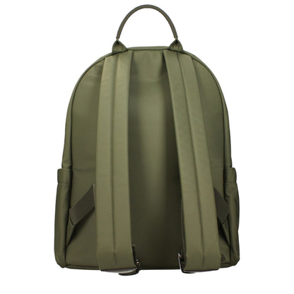 Green Nylon Backpack