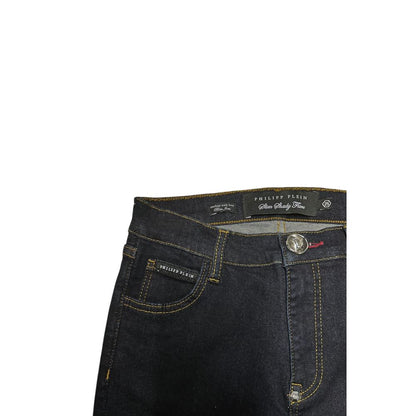 Blue Cotton Women Jeans