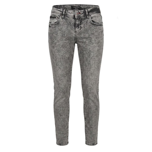Grey Cotton Women Jeans