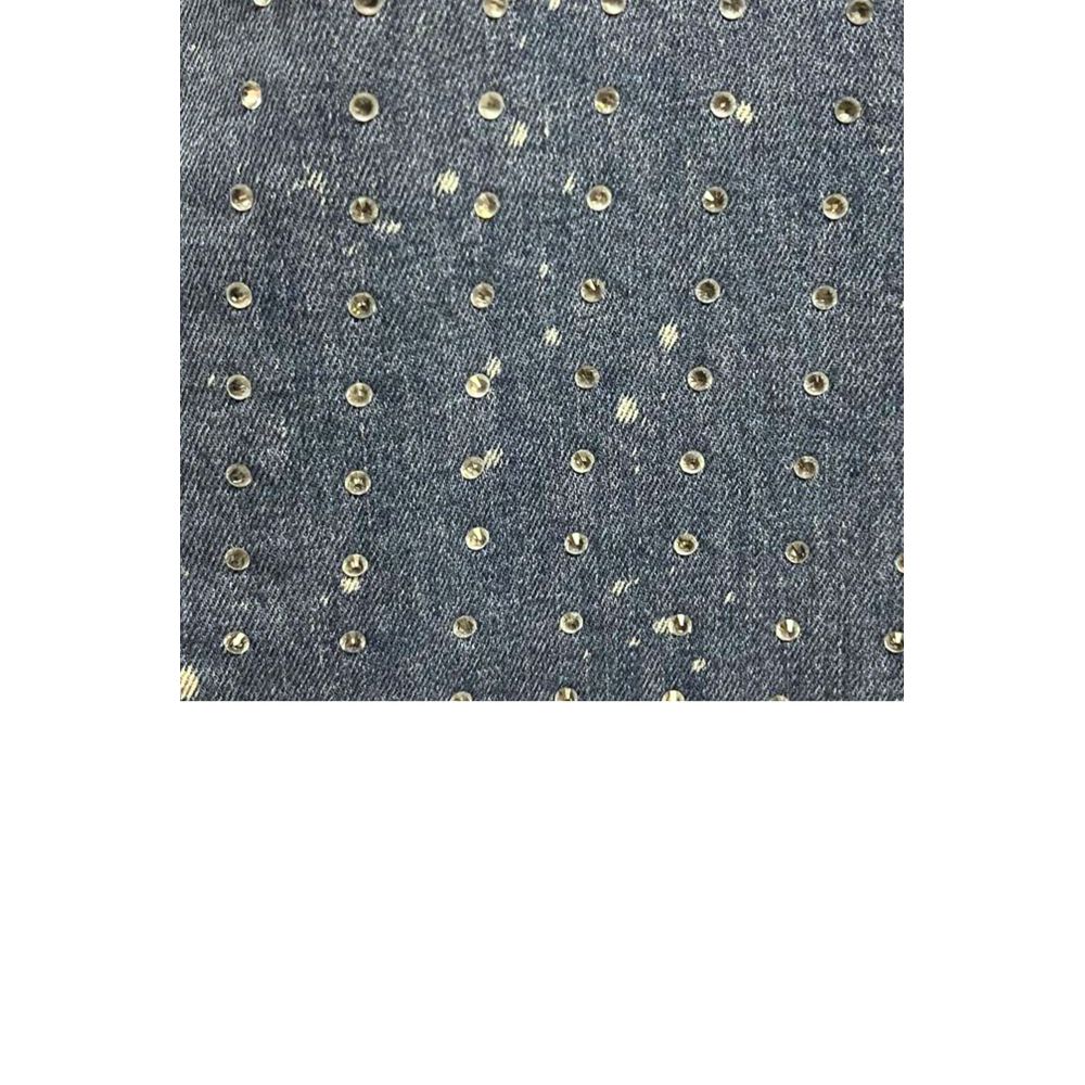 Blue Cotton Women Jeans