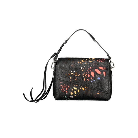 Black Polyurethane Women's Bag