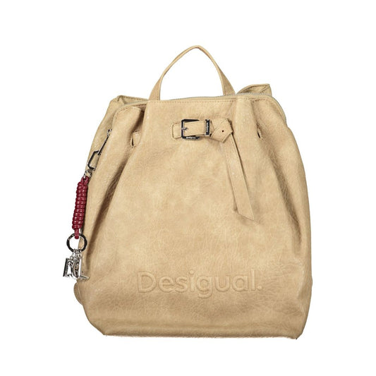 Beige Poliuretano Women's Backpack