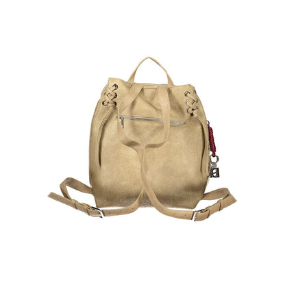 Beige Poliuretano Women's Backpack