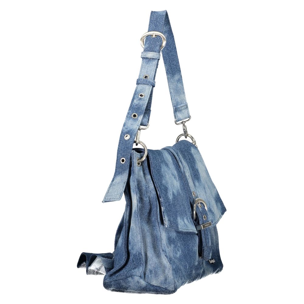 Blue Cotton Women's Bag