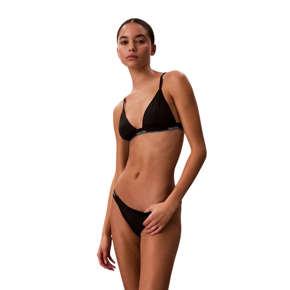 Black Recycled Polyester Bikini