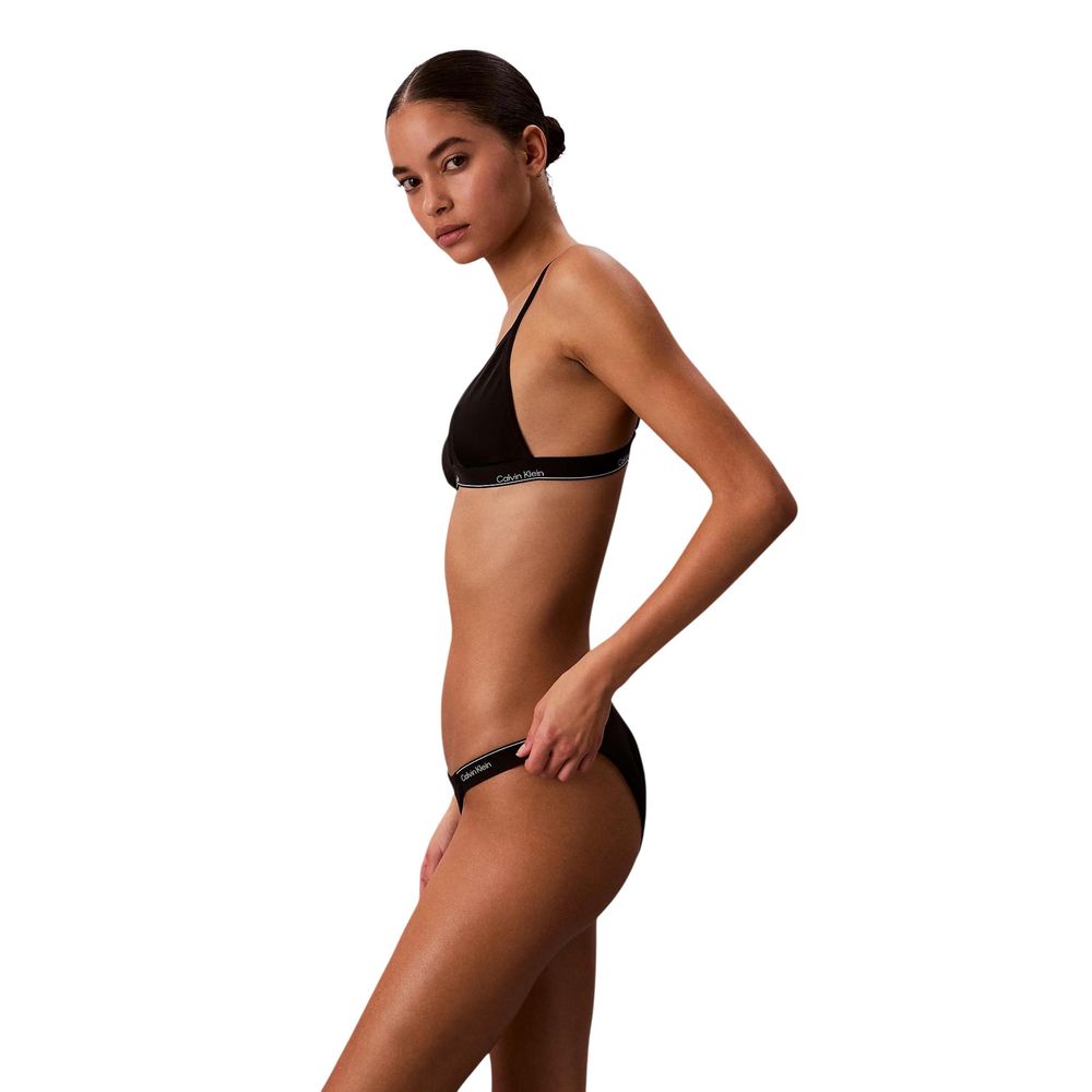 Black Recycled Polyester Bikini