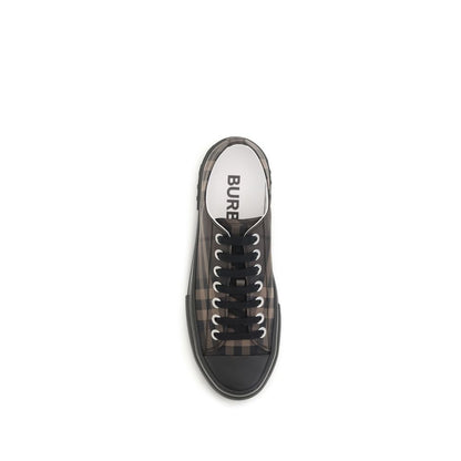 Brown Polyamide Chunky Sneakers
