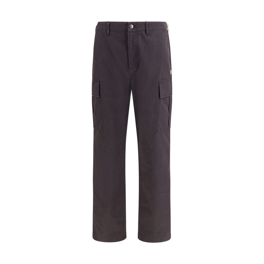 Brown Cotton Cargo Pants