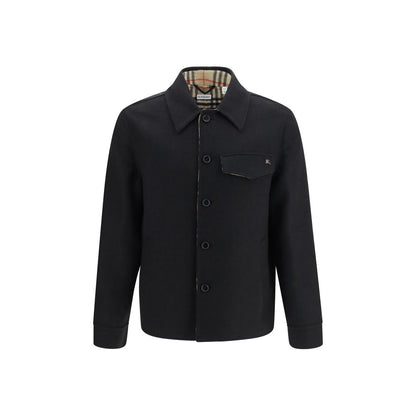 Black Wool Oves Aries Full-Length Jacket