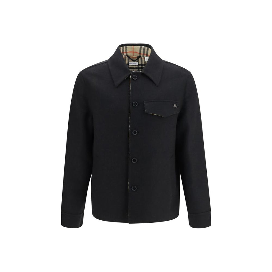 Black Wool Oves Aries Full-Length Jacket