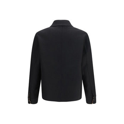 Black Wool Oves Aries Full-Length Jacket