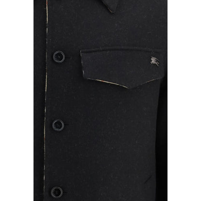 Black Wool Oves Aries Full-Length Jacket