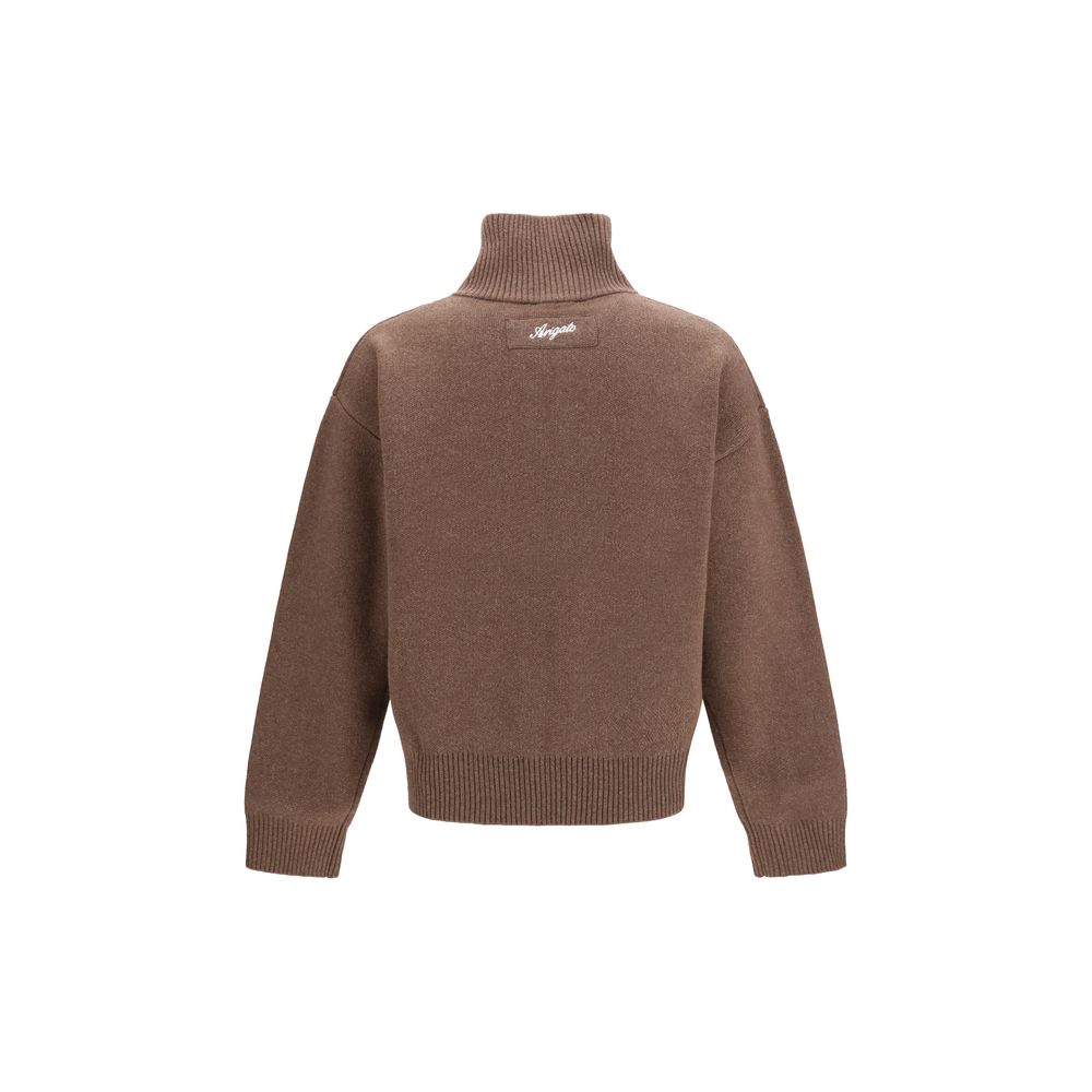 Brown Wool Oves Aries Sweatshirt