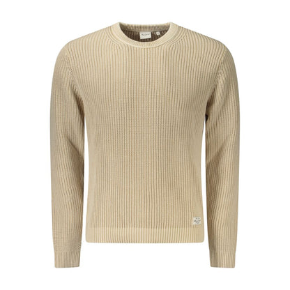 Beige Cotton Men's Shirt