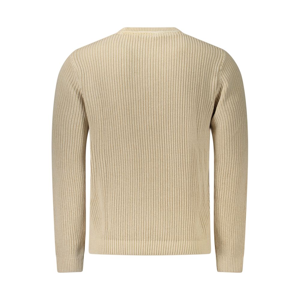 Beige Cotton Men's Shirt