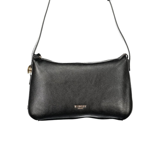 Black Polyurethane Women's Bag