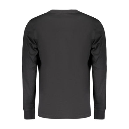 Black Cotton Men's T-Shirt