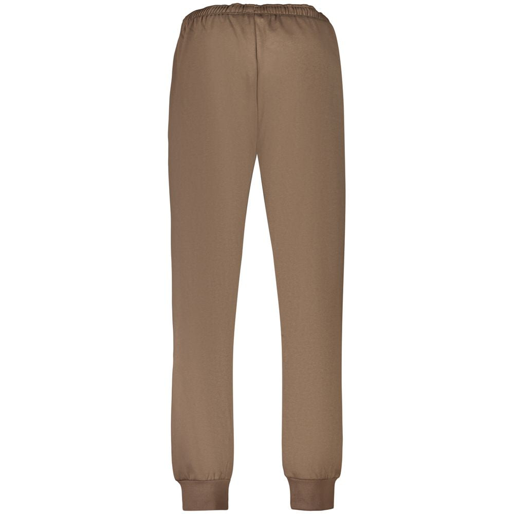 Brown Cotton Men's Trouser