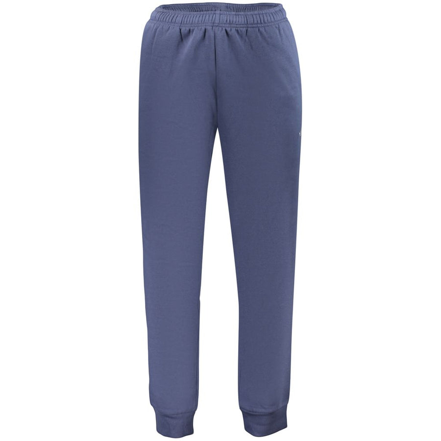 Blue Cotton Men's Trouser