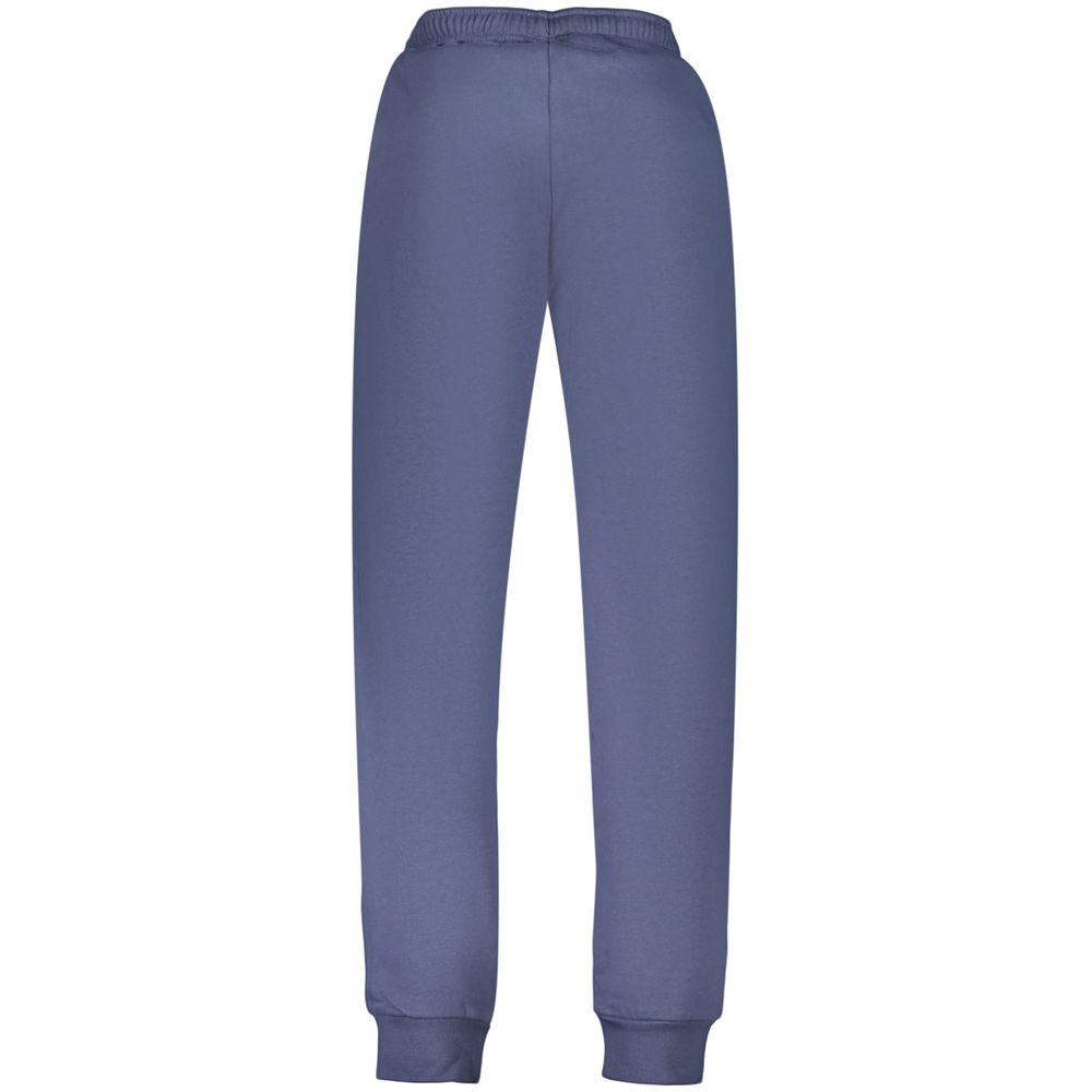 Blue Cotton Men's Trouser