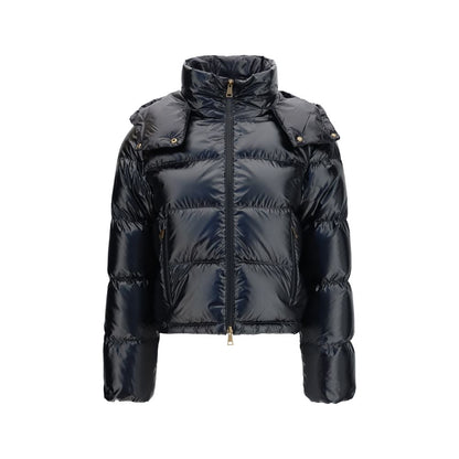 Black Goose Down Full-Length Jacket