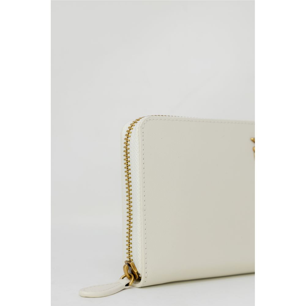Cream Leather Wallet