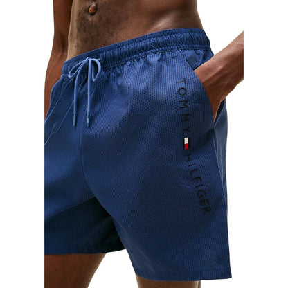 Blue Recycled Polyester Swim Shorts